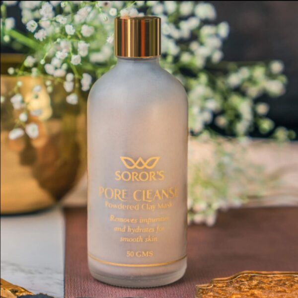 Pore Cleanse Powdered Clay Mask | Removes impurities | Shrinks pores | Oil Control | For Combination skin
